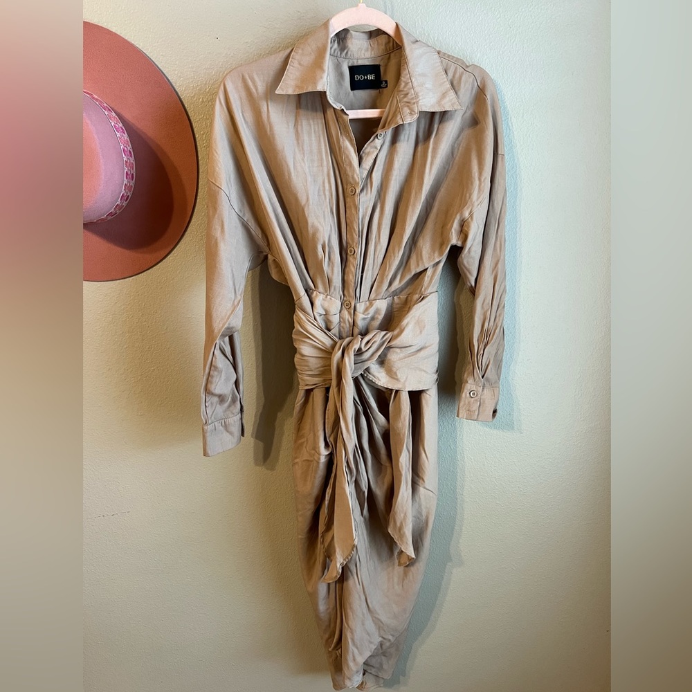 Tan Dress